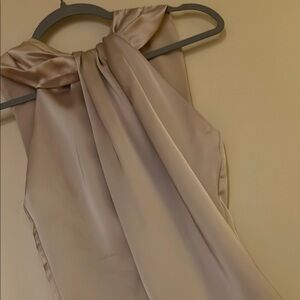 Elegant Beige Women's Dress